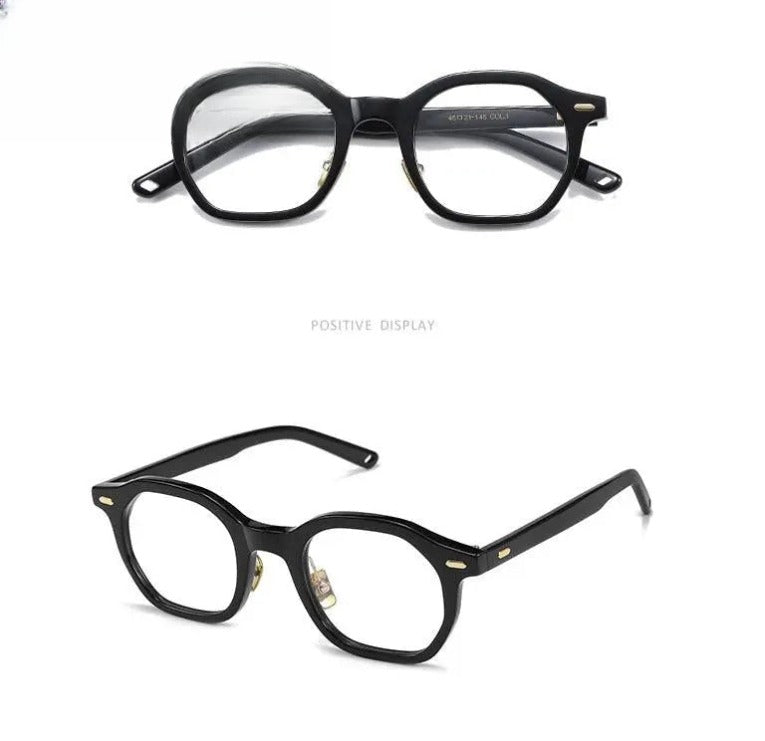 Unisex Square Full Rim Acetate Prescription Glasses Gxj33 — view 17 | Rx Spectacle