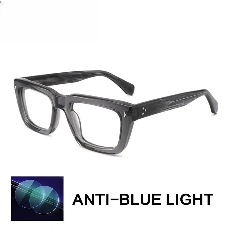 Unisex Browline Full Rim Acetate Reading Glasses 882222 — view 3 | Rx Spectacle