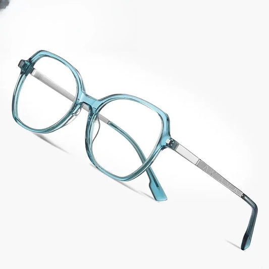 Women's Square Full Rim Acetate Prescription Glasses 9225 — view 1 | Rx Spectacle