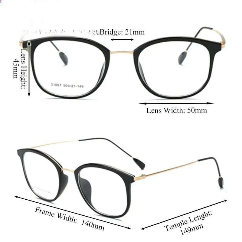 Unisex Square Full Rim Titanium Prescription Glasses 851097 — view 2 | Rx Spectacle