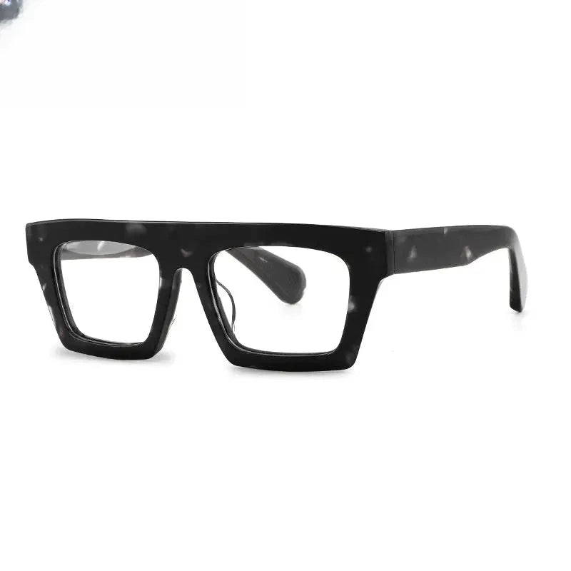 Unisex Square Full Rim Acetate Prescription Glasses Gxyj-1176 — view 9 | Rx Spectacle