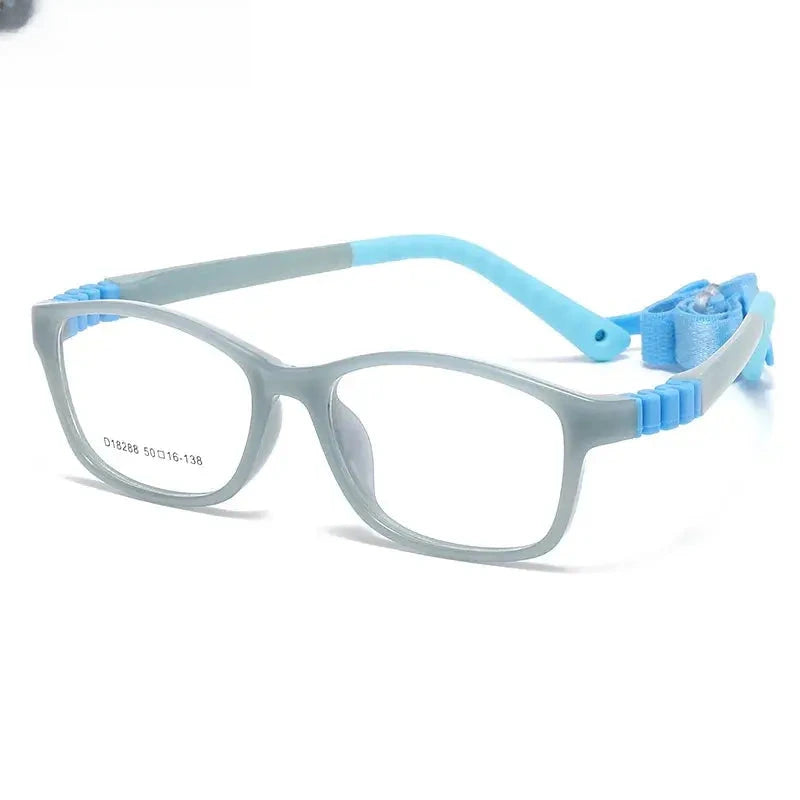 Unisex Square Full Rim Titanium Prescription Glasses 4182 — view 7 | Rx Spectacle