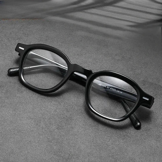 Unisex Polygon Full Rim Acetate Prescription Glasses 881003 — view 1 | Rx Spectacle