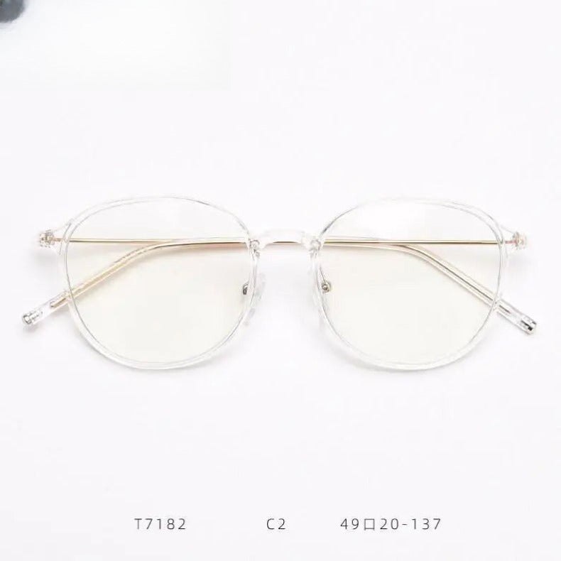 Women's Round Full Rim TR90 Prescription Glasses — view 8 | Rx Spectacle