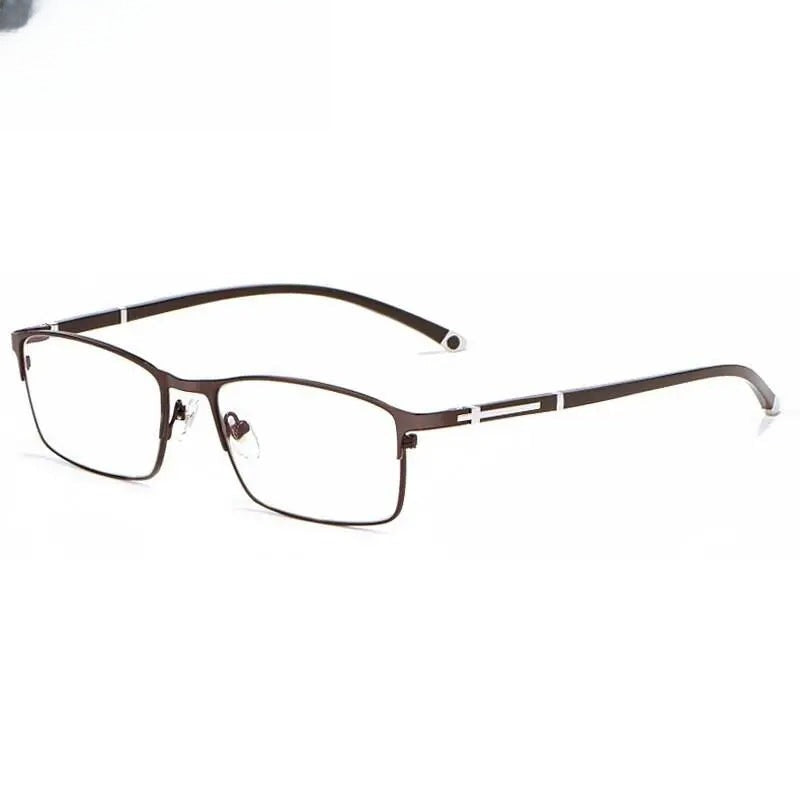 Men's Square Full Rim TR90 Prescription Glasses 9211 — view 9 | Rx Spectacle
