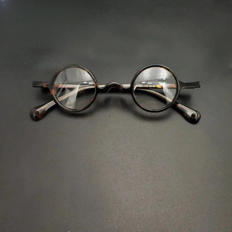Unisex Round Full Rim Acetate Prescription Glasses 3134 — view 5 | Rx Spectacle