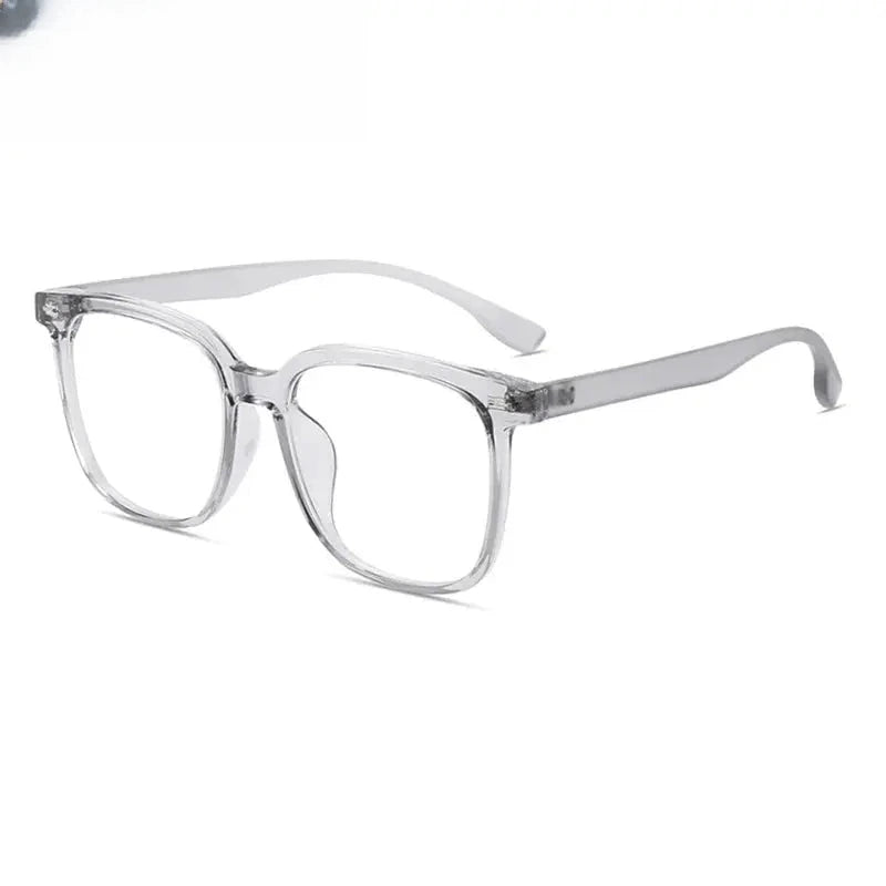 Unisex Square Full Rim Titanium Prescription Glasses 9056 — view 3 | Rx Spectacle