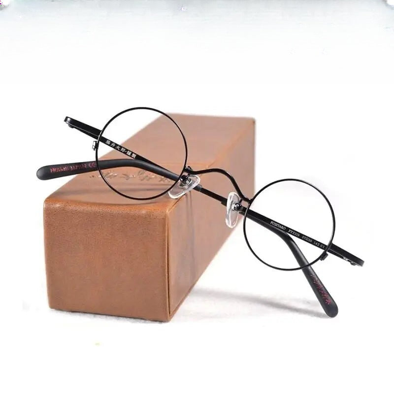 Unisex Round Full Rim Titanium Prescription Glasses Ft2219 — view 1 | Rx Spectacle
