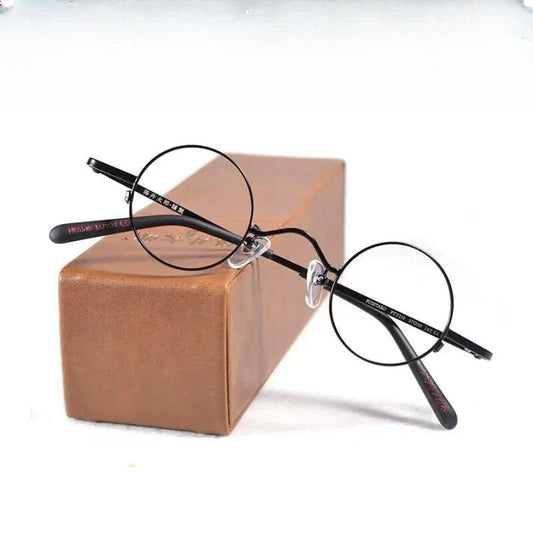 Unisex Round Full Rim Titanium Prescription Glasses Ft2219 — view 1 | Rx Spectacle