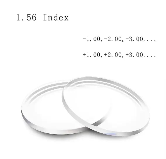 1.56 Index Single Vision Hyperopic Reading Lenses Clear — view 1 | Rx Spectacle