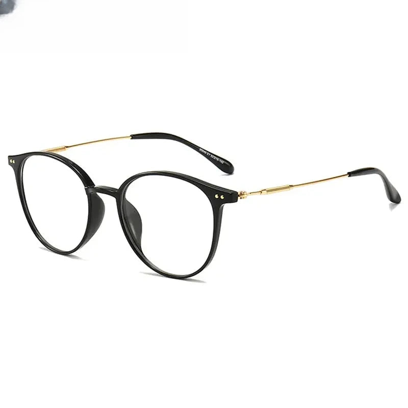 Women's Round Full Rim Titanium Prescription Glasses 390045 — view 4 | Rx Spectacle