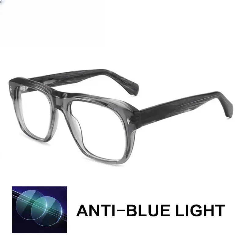 Unisex Square Full Rim Acetate Reading Glasses 882225 — view 6 | Rx Spectacle