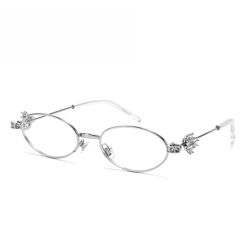 Unisex Oval Full Rim Titanium Prescription Glasses 30913 — view 1 | Rx Spectacle