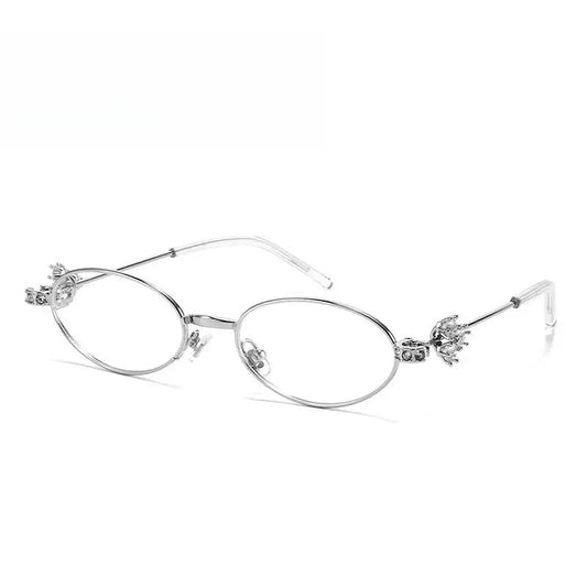 Unisex Oval Full Rim Titanium Prescription Glasses 30913 — view 1 | Rx Spectacle