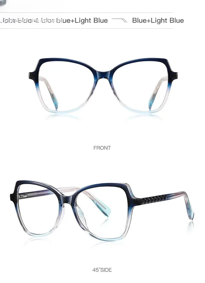 Women's Cat Eye Full Rim Plastic Reading Glasses 2137 — view 16 | Rx Spectacle