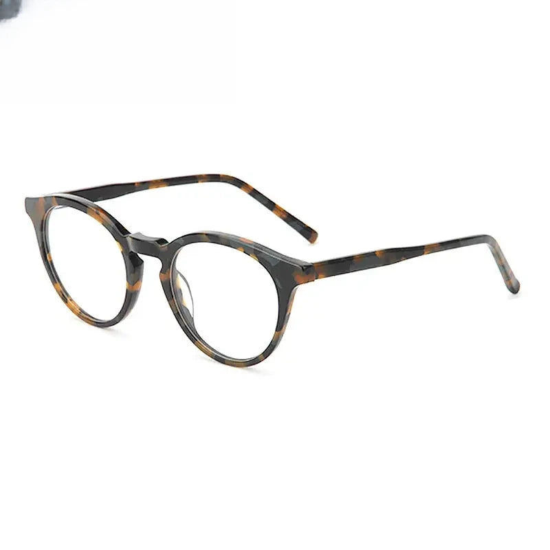 Men's Oval Full Rim Acetate Prescription Glasses 762216 — view 5 | Rx Spectacle
