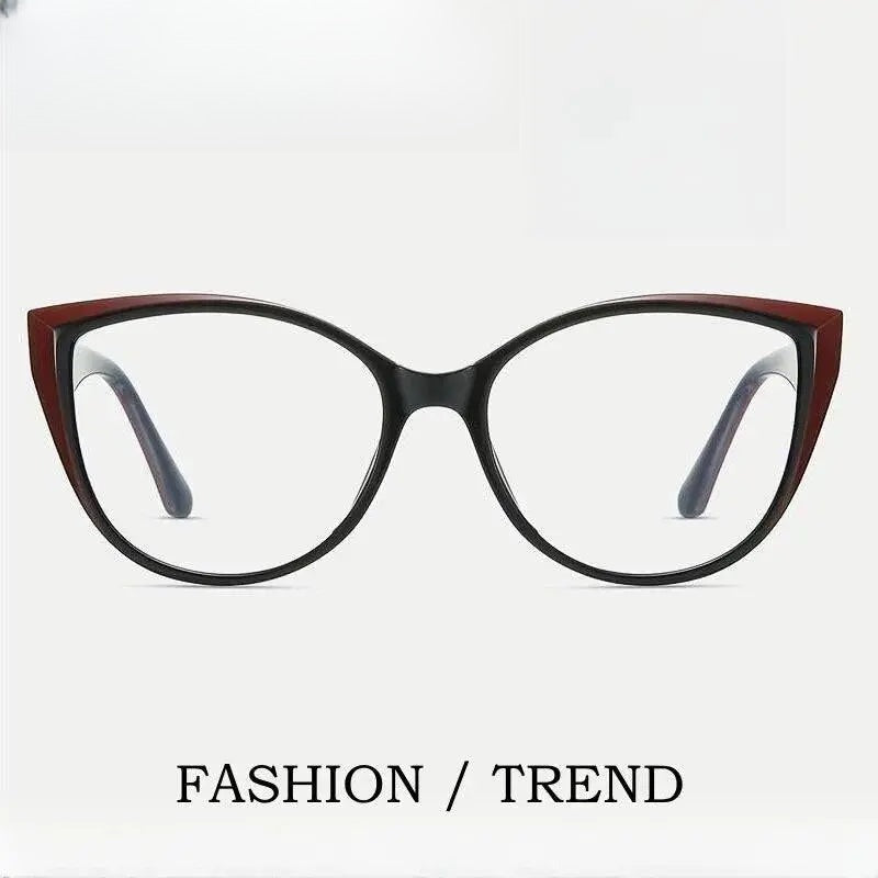 Women's Cat Eye Full Rim Acetate Prescription Glasses 87224 — view 2 | Rx Spectacle