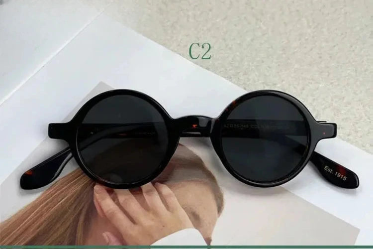 Unisex Round Full Rim Acetate Prescription Glasses 4225s — view 8 | Rx Spectacle