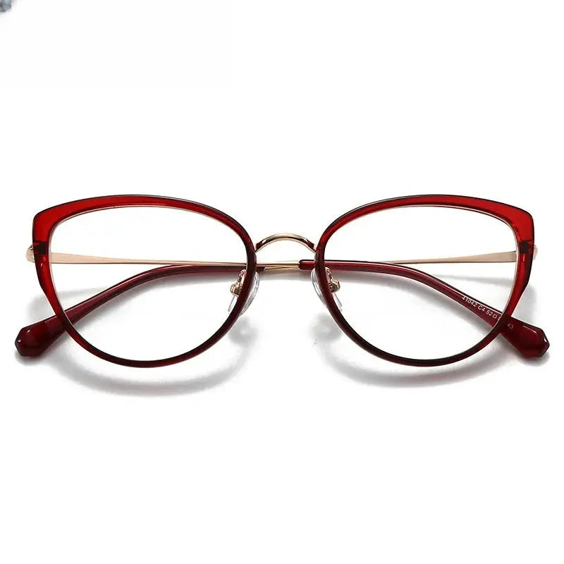 Women's Cat Eye Full Rim Acetate Prescription Glasses 441042 — view 5 | Rx Spectacle