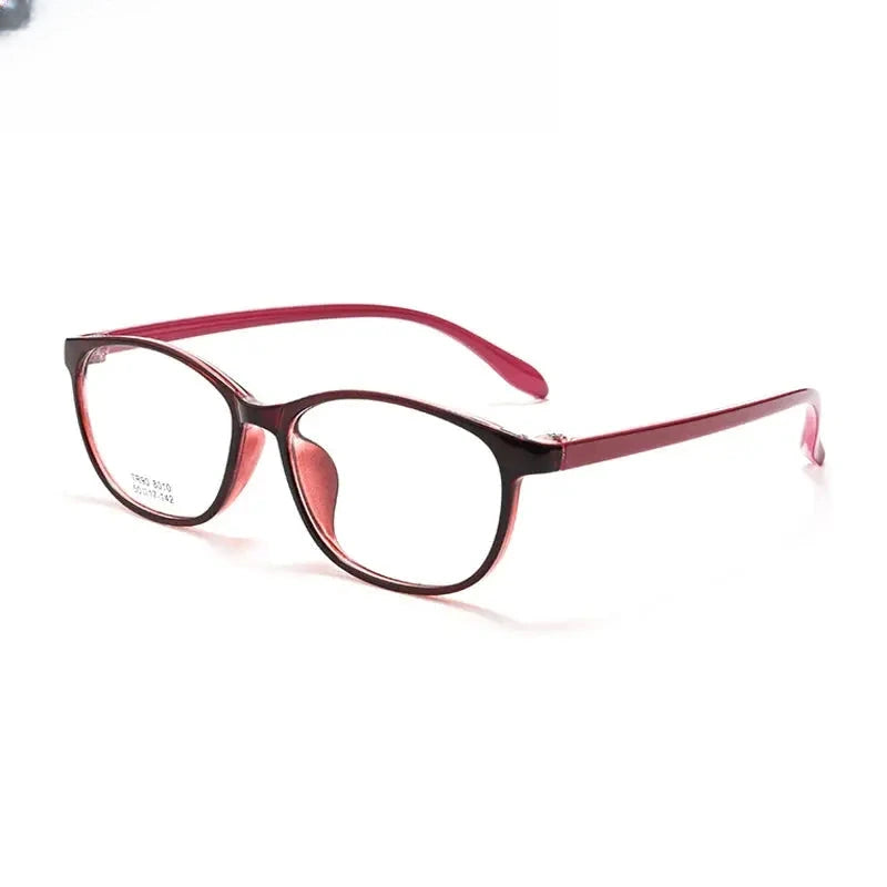 Women's Square Full Rim Titanium Prescription Glasses 88010 — view 9 | Rx Spectacle
