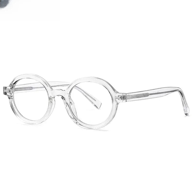 Unisex Round Full Rim Titanium Reading Glasses 2092 — view 8 | Rx Spectacle