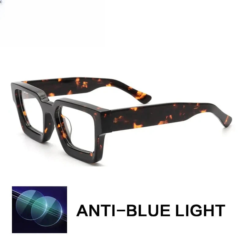 Unisex Browline Full Rim Acetate Reading Glasses G1439 — view 3 | Rx Spectacle