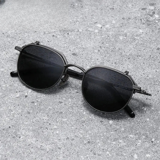 Unisex Square Full Rim Titanium Prescription Glasses G400 — view 1 | Rx Spectacle