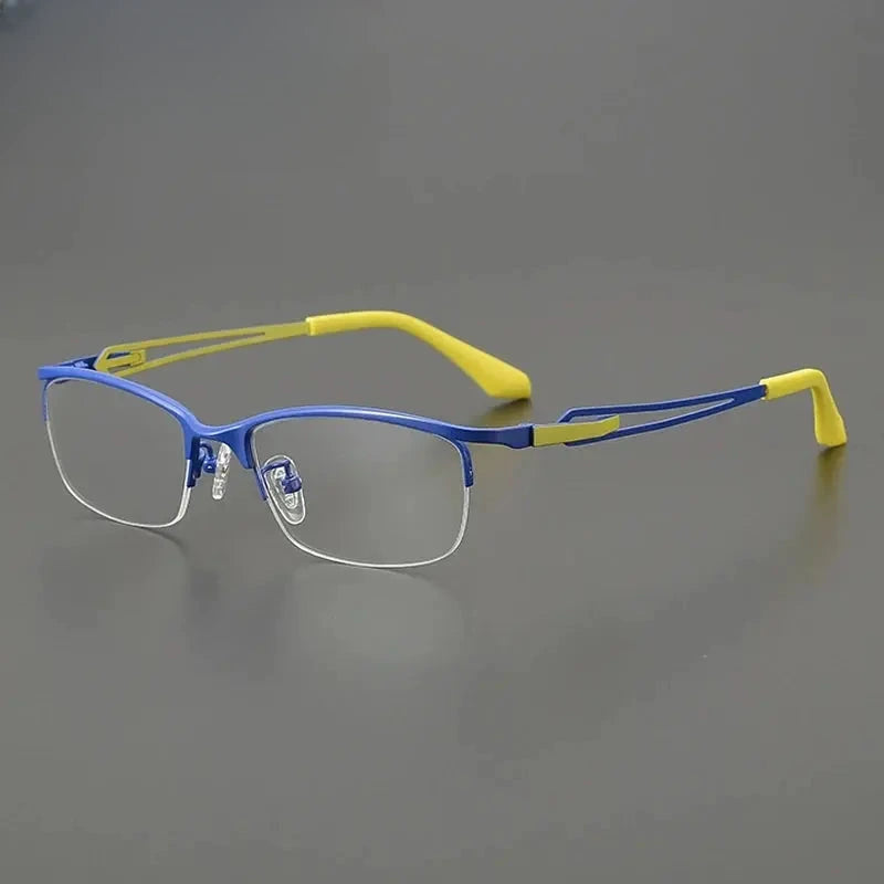 Women's Browline Semi-Rimless Titanium Prescription Glasses Gx185867 — view 1 | Rx Spectacle