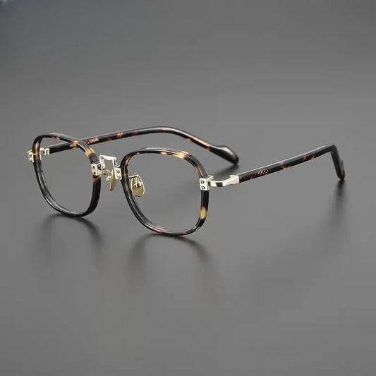 Unisex Square Full Rim Titanium Prescription Glasses Gxyj1217 — view 1 | Rx Spectacle