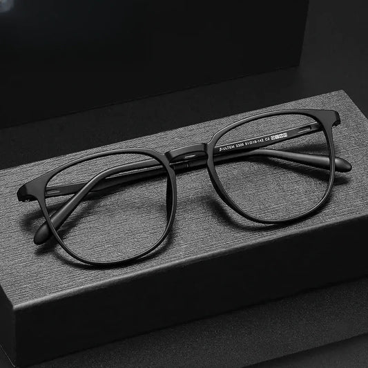 Unisex Square Full Rim Titanium Prescription Glasses 773309 — view 1 | Rx Spectacle