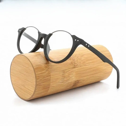Unisex Square Full Rim Wood Prescription Glasses Ft5359 — view 1 | Rx Spectacle