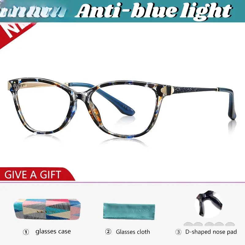 Women's Cat Eye Full Rim Reading Glasses 77231 — view 3 | Rx Spectacle