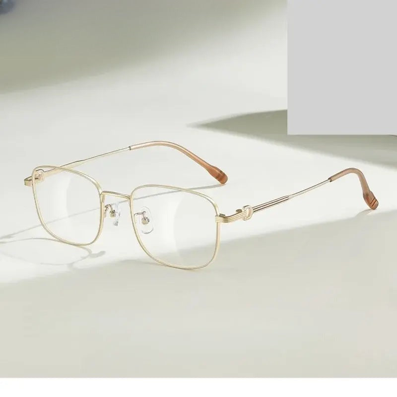 Unisex Square Full Rim Alloy Prescription Glasses 758232 — view 1 | Rx Spectacle