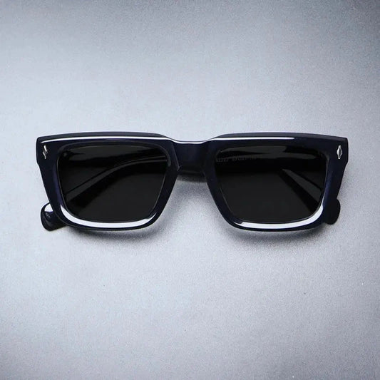Unisex Square Full Rim Acetate Prescription Glasses Mo13 — view 1 | Rx Spectacle