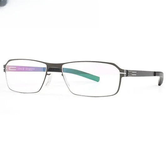 Men's Full Rim Alloy Screwless Prescription Glasses LDBG1 — view 1 | Rx Spectacle