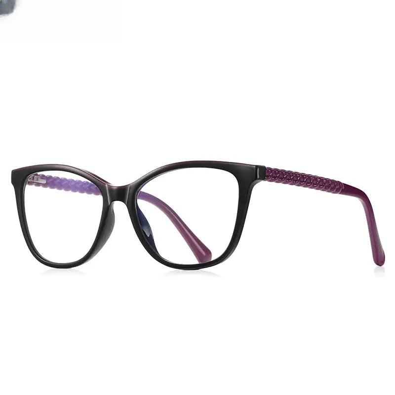 Women's Square Full Rim TR90 Reading Glasses 2138 — view 7 | Rx Spectacle