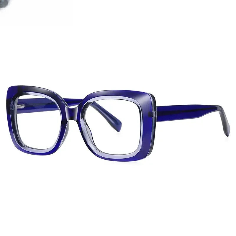 Women's Square Full Rim TR90 Reading Glasses 2171 — view 8 | Rx Spectacle