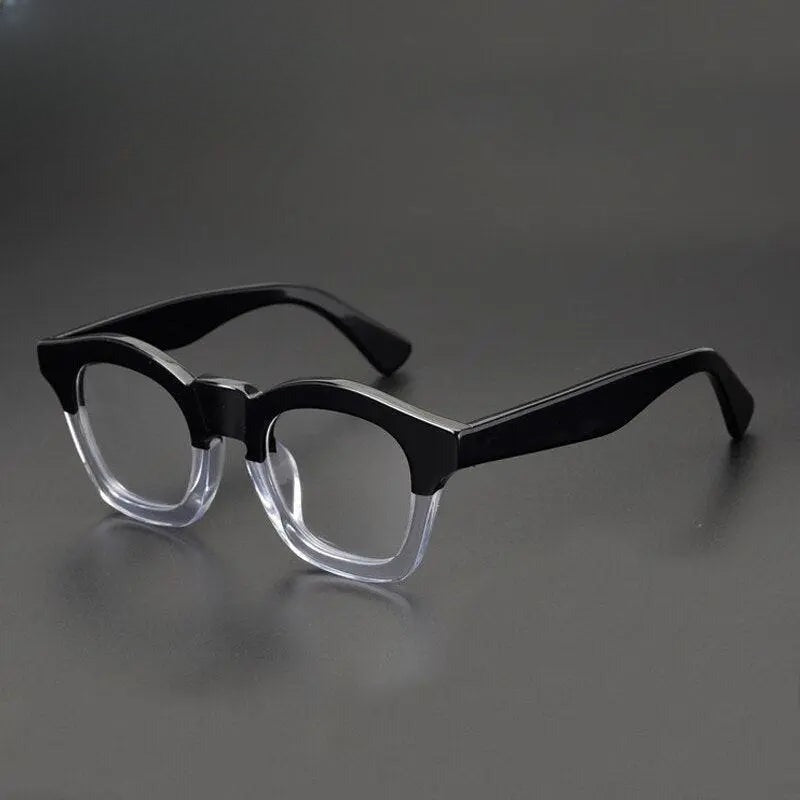 Unisex Round Full Rim Acetate Prescription Glasses Zxyj16 — view 1 | Rx Spectacle
