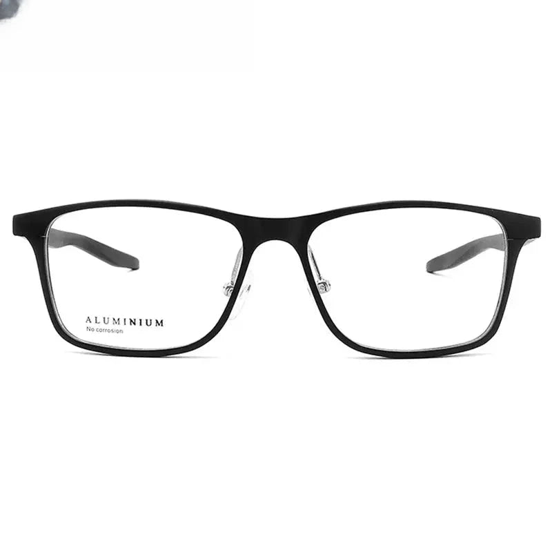 Women's Square Full Rim Aluminum Prescription Glasses 90084 — view 4 | Rx Spectacle
