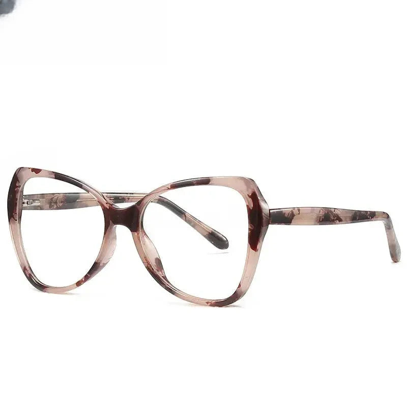 Women's Butterfly Full Rim Acetate Prescription Glasses 20114 — view 5 | Rx Spectacle