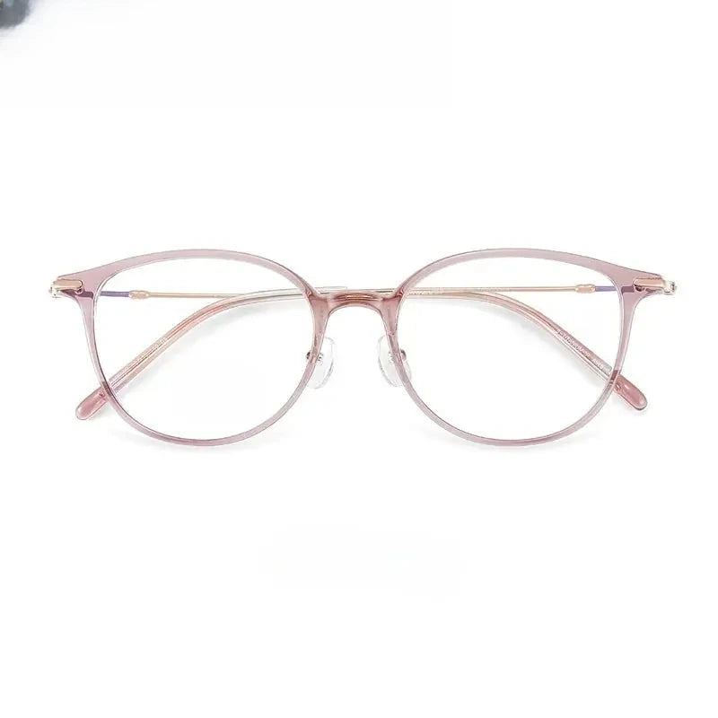 Unisex Square Full Rim Titanium Prescription Glasses 618262 — view 7 | Rx Spectacle