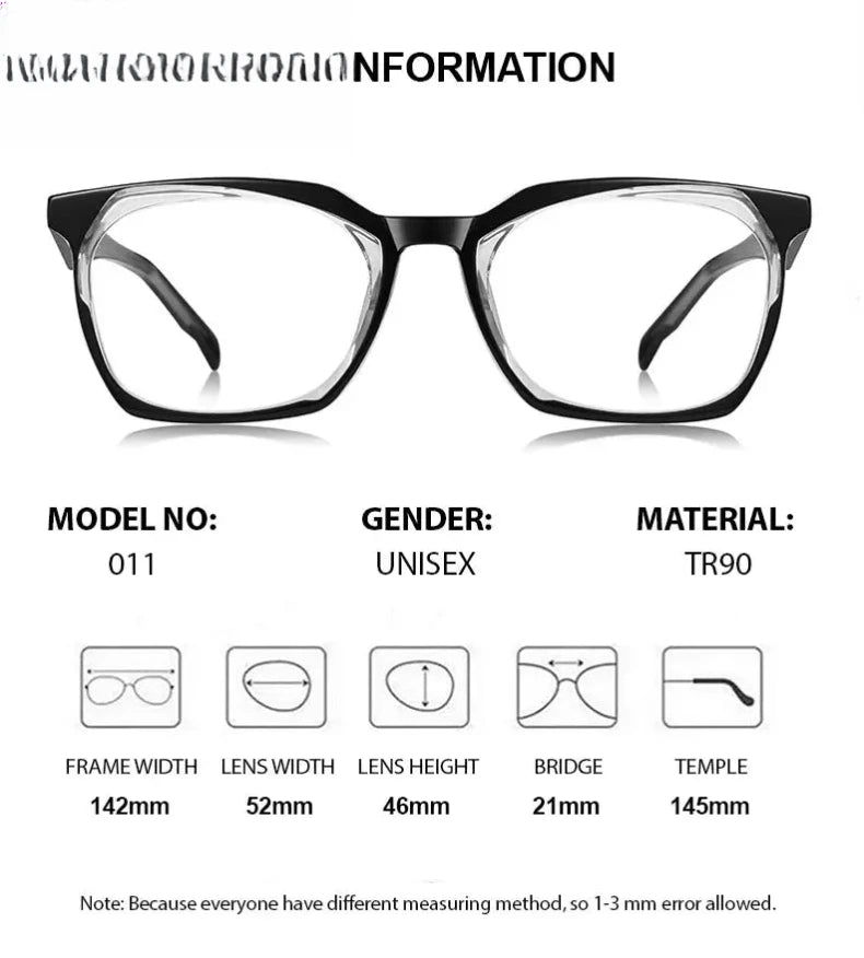 Unisex Cat Eye Full Rim Titanium Prescription Glasses 54011 — view 2 | Rx Spectacle