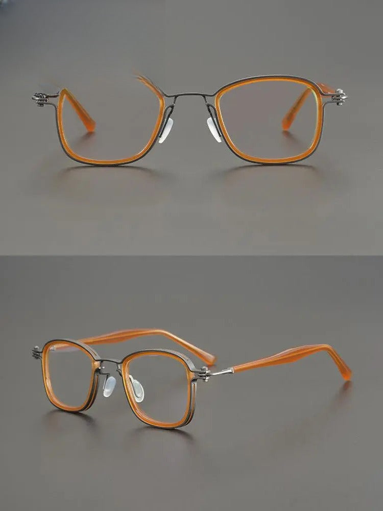 Unisex Square Full Rim Acetate Prescription Glasses Gxyj698 — view 11 | Rx Spectacle
