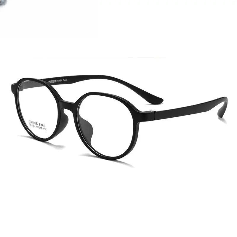 Unisex Round Full Rim Titanium Prescription Glasses 21035 — view 2 | Rx Spectacle