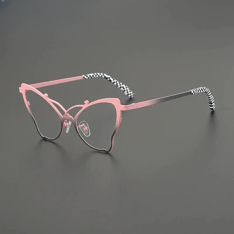 Women's Oval Full Rim Titanium Prescription Glasses G85862 — view 7 | Rx Spectacle