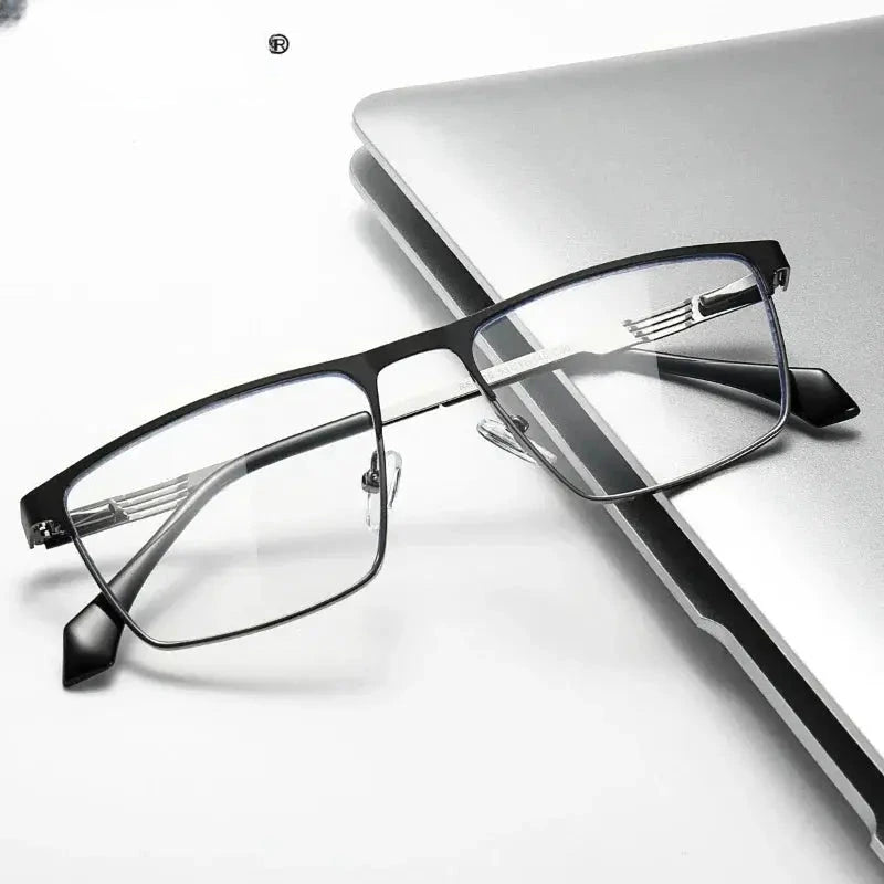 Women's Square Full Rim Acetate Reading Glasses 69151 — view 1 | Rx Spectacle