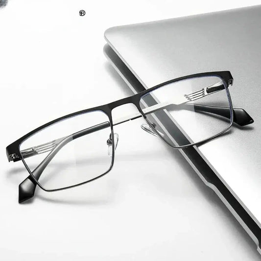 Women's Square Full Rim Acetate Reading Glasses 69151 — view 1 | Rx Spectacle