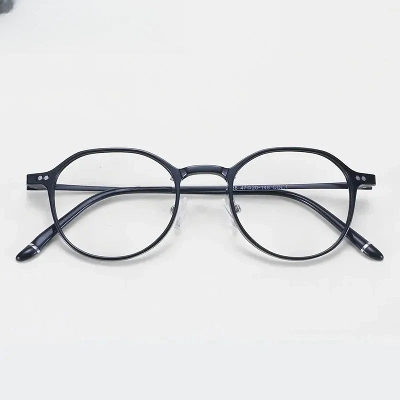 Unisex Round Full Rim Ultem Prescription Glasses 2186 — view 4 | Rx Spectacle