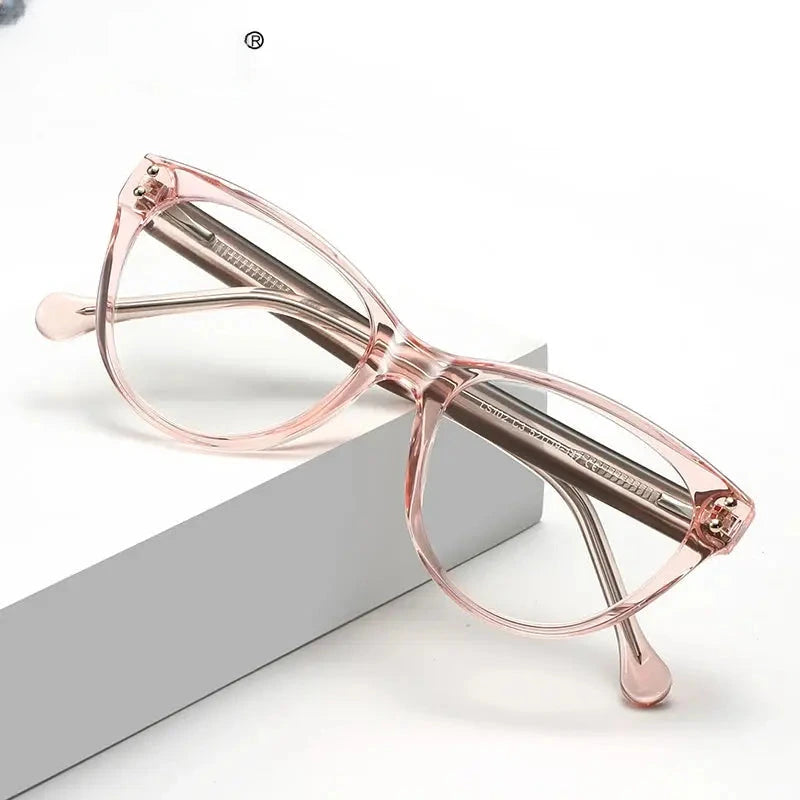 Women's Cat Eye Full Rim TR90 Reading Glasses 138102 — view 1 | Rx Spectacle