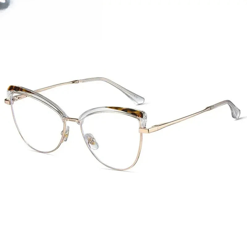 Women's Cat Eye Full Rim TR90 Prescription Glasses 687274 — view 4 | Rx Spectacle